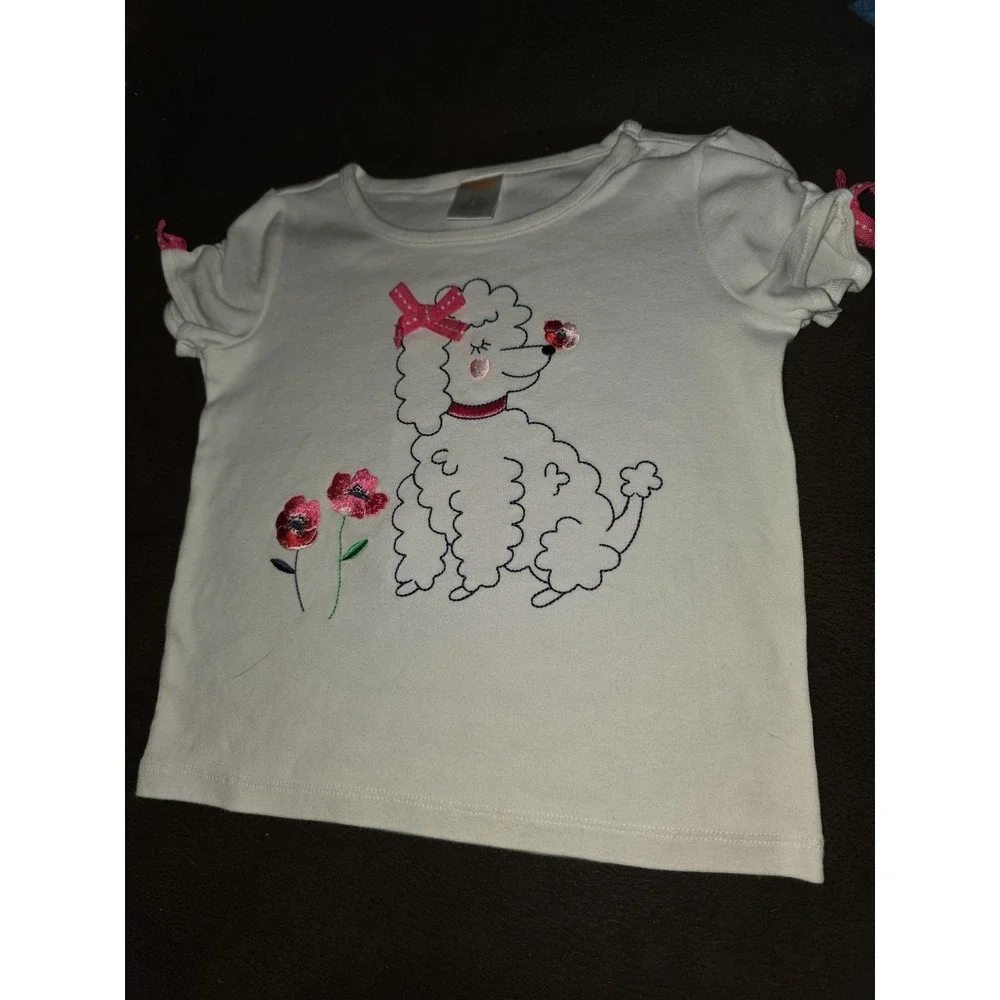 Gymboree preppy puppy top and skort size 4t back to school